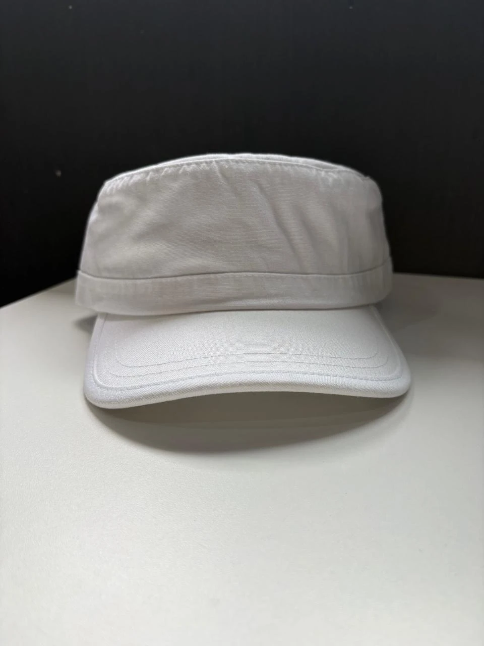 Casquette militaire blanche, Taille réglable, Adulte, neuf